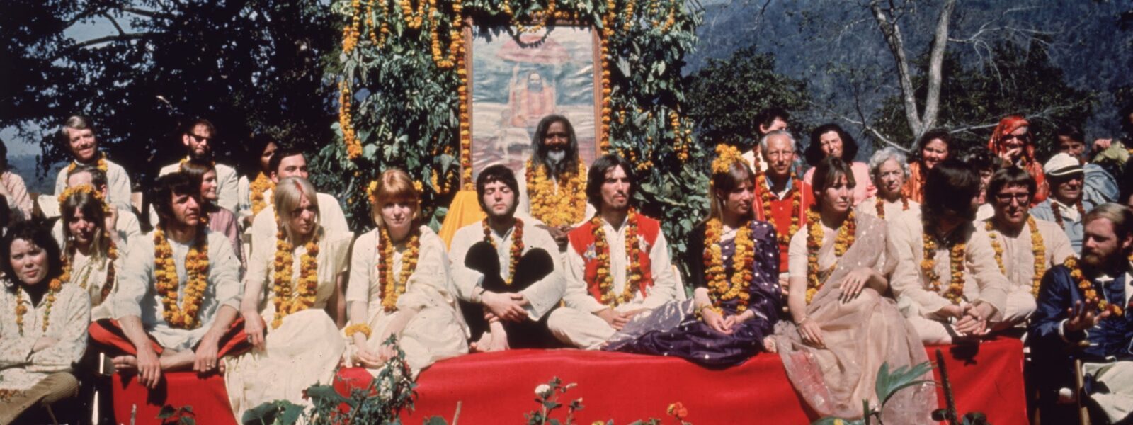 Beatles Ashram graffiti art and meditation cells in Rishikesh