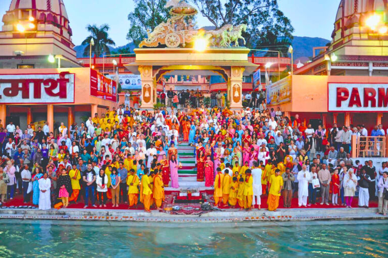 Ganga Darshan at Parmarth Niketan Ashram in Rishikesh